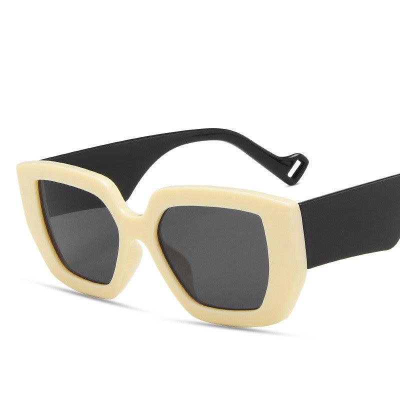 Personality Polygon Contrast Sunglasses - MAXIME