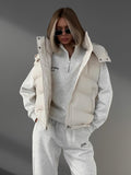 Sleeveless Hooded Jacket - MAXIME