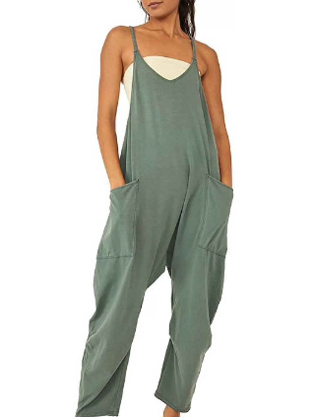 Maxime Sleeveless Jumpsuits Spaghetti Strap - MAXIME