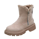 Maxime Thick Plush Snow Boots Women - MAXIME