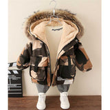 Boy Winter Camouflage Padded Jacket - MAXIME