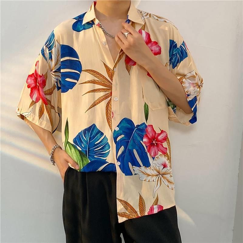 MAXIME Short Sleeve Printed Shirt - MAXIME