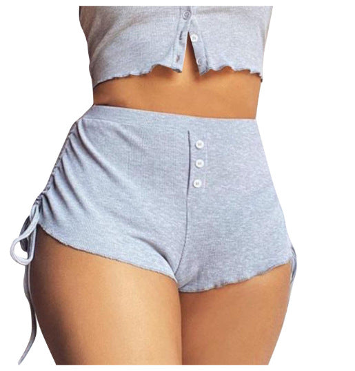 Women's Side Drawstring Shorts - MAXIME