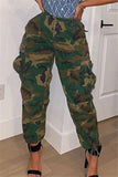 Maxime Casual Camouflage Cropped Pants - MAXIME