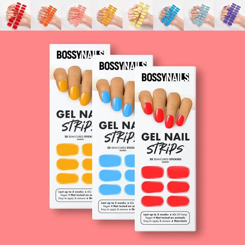 Nail Sticker Letter Color Nail Art Sticker Full Sticker - MAXIME