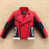 Boy's Thickened Leather Jacket - MAXIME