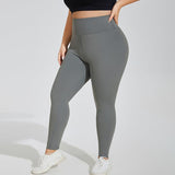 Plus Size Yoga Pants High Waist - MAXIME