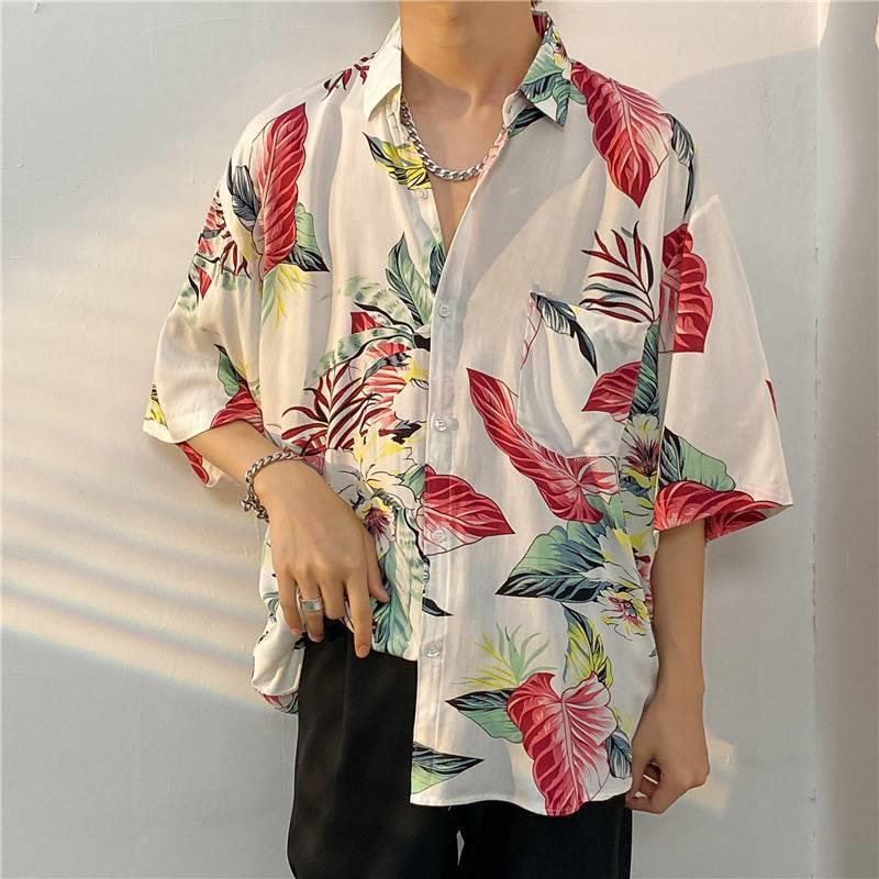 MAXIME Short Sleeve Printed Shirt - MAXIME