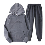 Men's And Women's Fleece-lined Sweater Hoodie - MAXIME