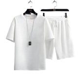 T-shirt Shorts New Two-piece Suit Casual Simple Men's Clothing - MAXIME