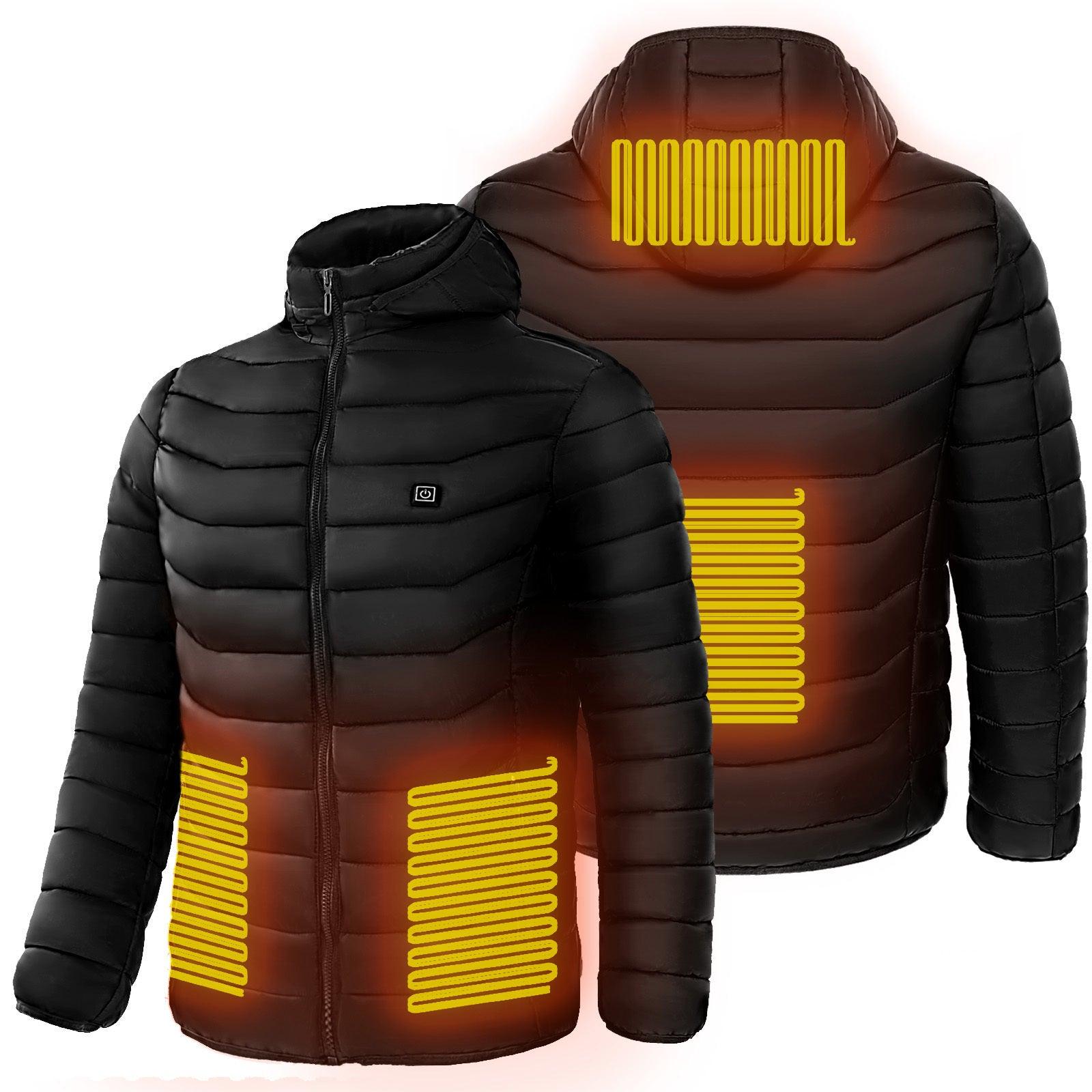 Men Heated Puffer Jacket Electric Heating Coat - MAXIME