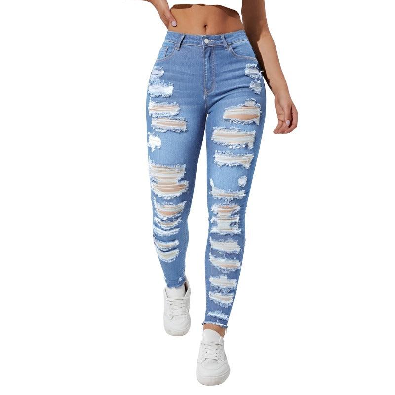 All-match Skinny Denim Trousers For Women - MAXIME