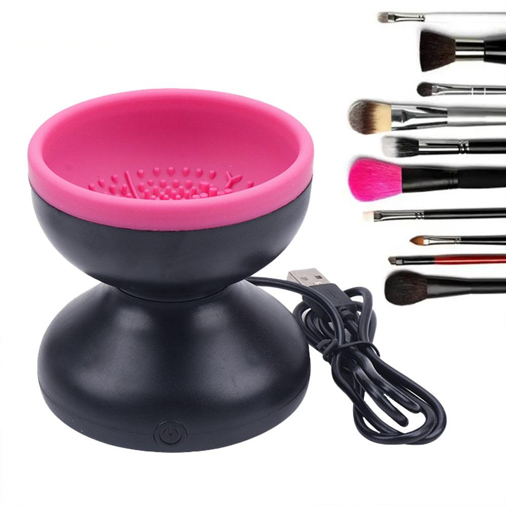 Electric Makeup Brush Cleaner Machine Portable Automatic USB Cosmetic Brush Cleaner Tools For All Size Beauty Makeup Brushes Set - MAXIME