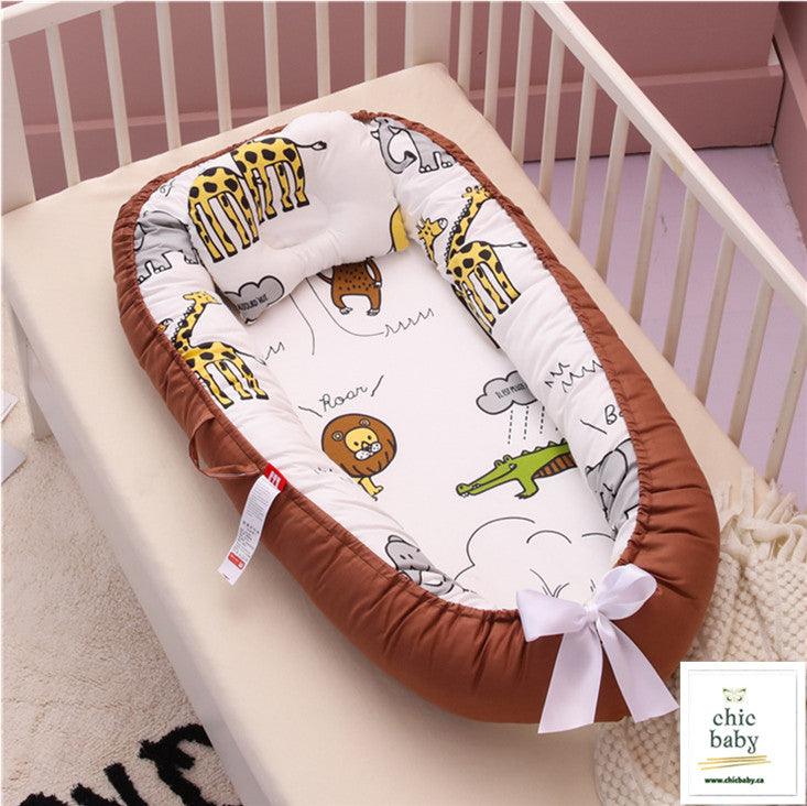 Washable Bed Crib Portable Crib Travel Bed For Children Infant Kids - MAXIME