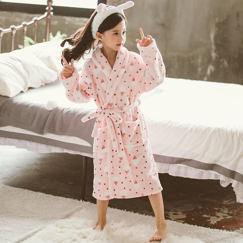 Children's Nightgown Thickened Pajamas - MAXIME