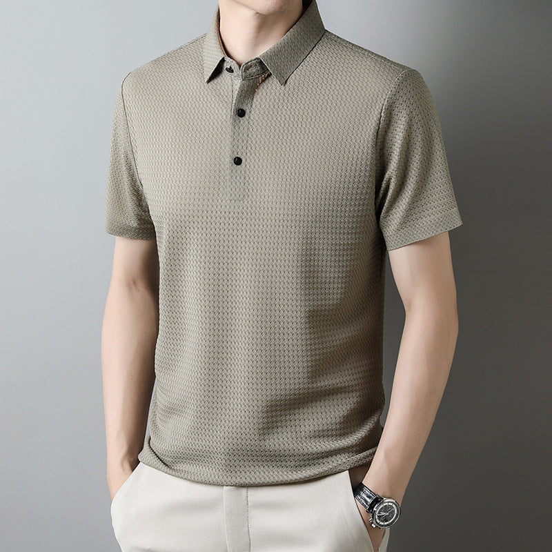 Summer Men's Short-sleeved Casual Polo Collar Shirt - MAXIME