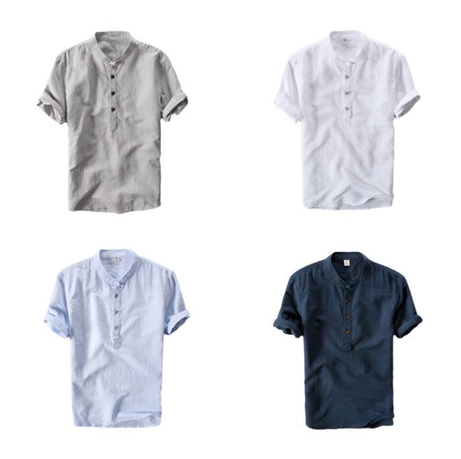 Cotton linen shirt - MAXIME