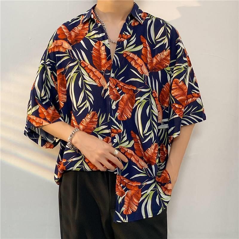 MAXIME Short Sleeve Printed Shirt - MAXIME