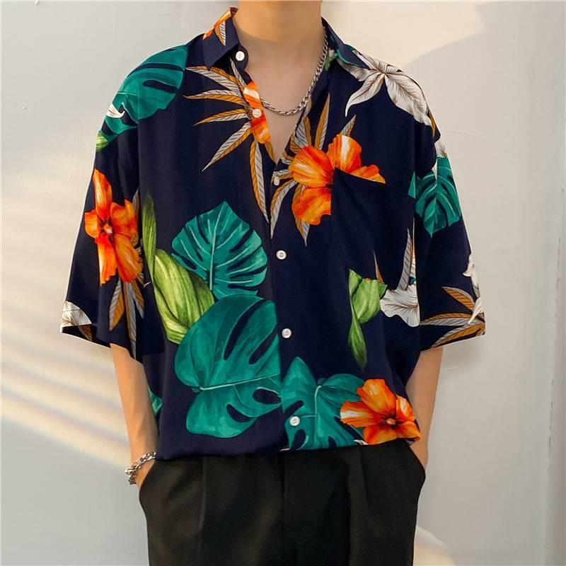 MAXIME Short Sleeve Printed Shirt - MAXIME