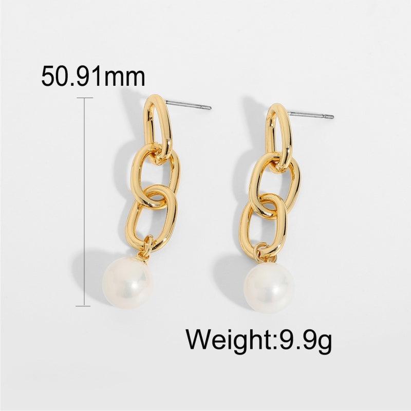 Pearl Element Earrings - MAXIME