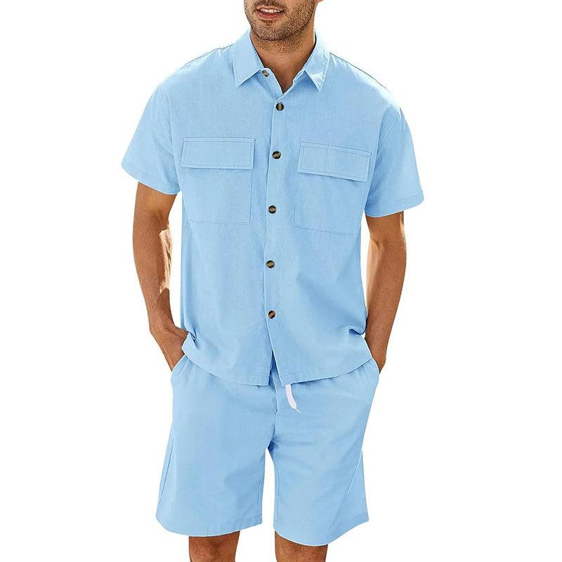 Summer Suits Men Short Sleeve - MAXIME