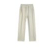 Straight Drooping Fleece-lined Pants - MAXIME