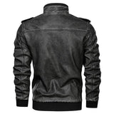 Men's Pu Leather Coat - MAXIME