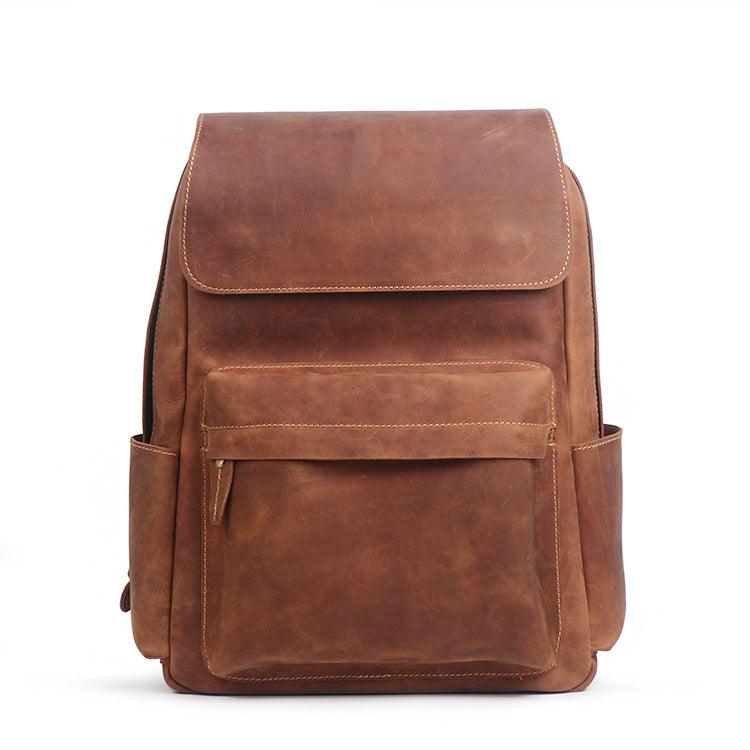 Leather Backpack Retro - MAXIME