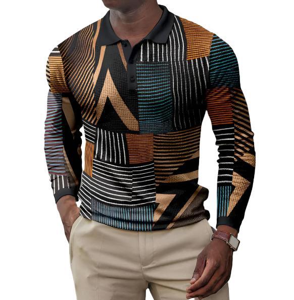 Men's Casual Retro Long Sleeve Top - MAXIME