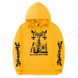 Solid Printed Fashion Hoodie - MAXIME