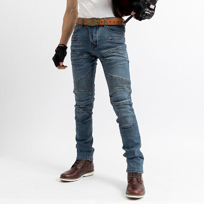 Protective Gear Denim Cycling Pants - MAXIME