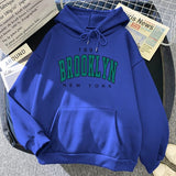 1898 Brooklyn New York Printed Women Hoodie - MAXIME