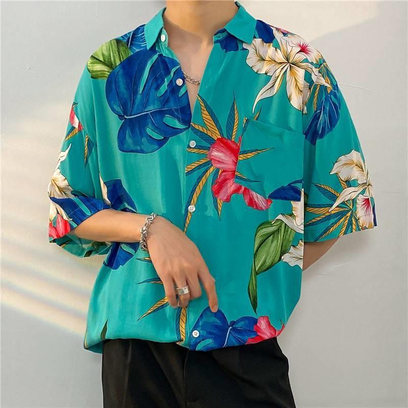 MAXIME Short Sleeve Printed Shirt - MAXIME