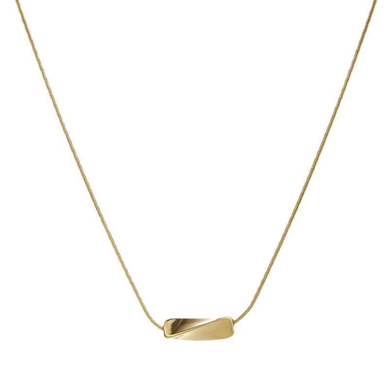 Light Luxury Irregular Twist Necklace For Women - MAXIME