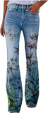 Casual Pants With Flowers - MAXIME