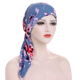 Maxime Curved Tail Turban Hat - MAXIME