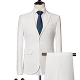 Men's Business Casual Suit Suit Two-piece Set - MAXIME