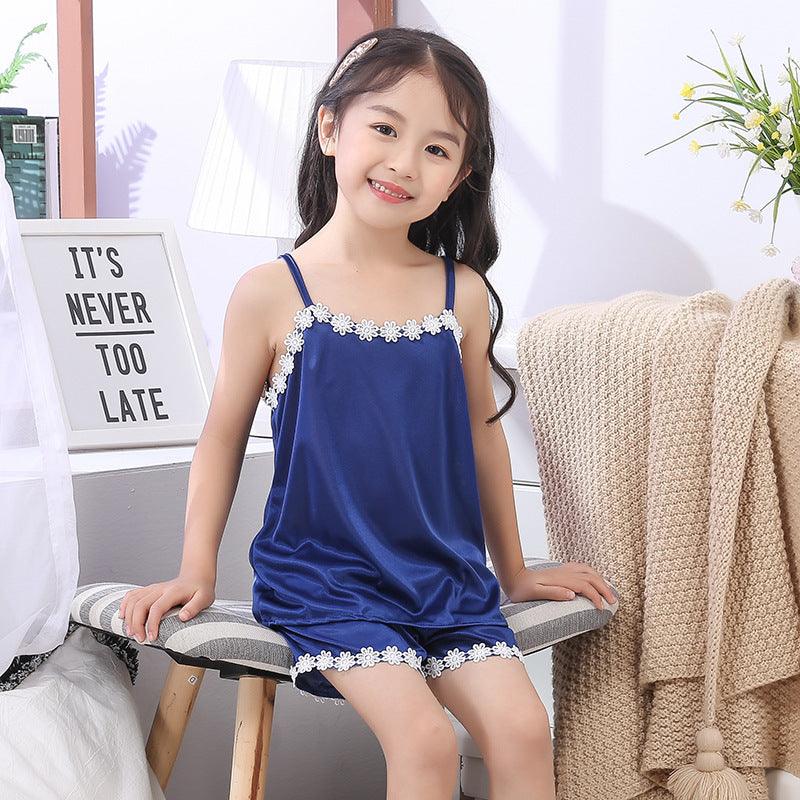 New Product Cute Children Sling Pajamas Girl - MAXIME