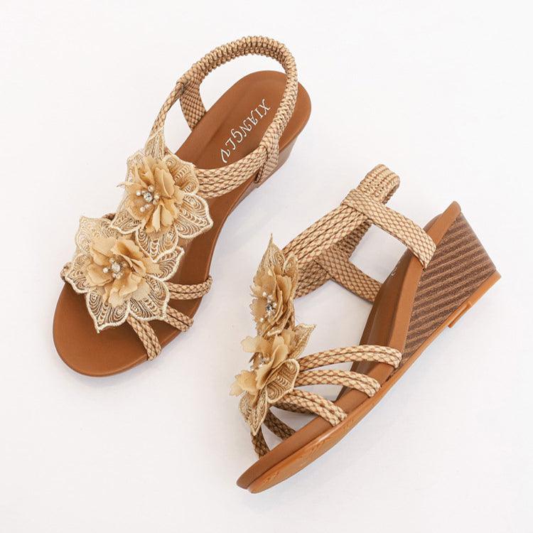 Maxime Flowers Sandals Summer - MAXIME