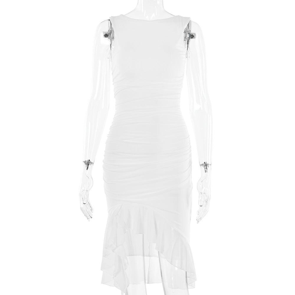 Slim Skinny Sleeveless Dress - MAXIME