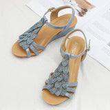 Women's Sandals Boho Bohemia Wedge Shoes Party Daily Beach Shoes - MAXIME