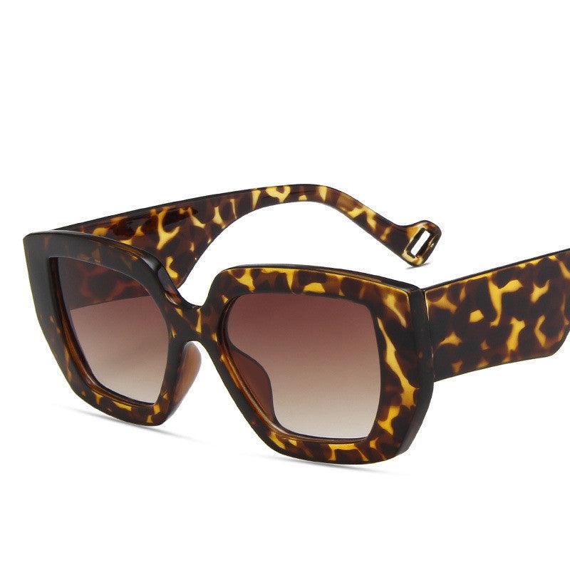 Personality Polygon Contrast Sunglasses - MAXIME