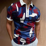 Men Solid Polo Shirts Brand Men Short-Sleeved Shirt - MAXIME