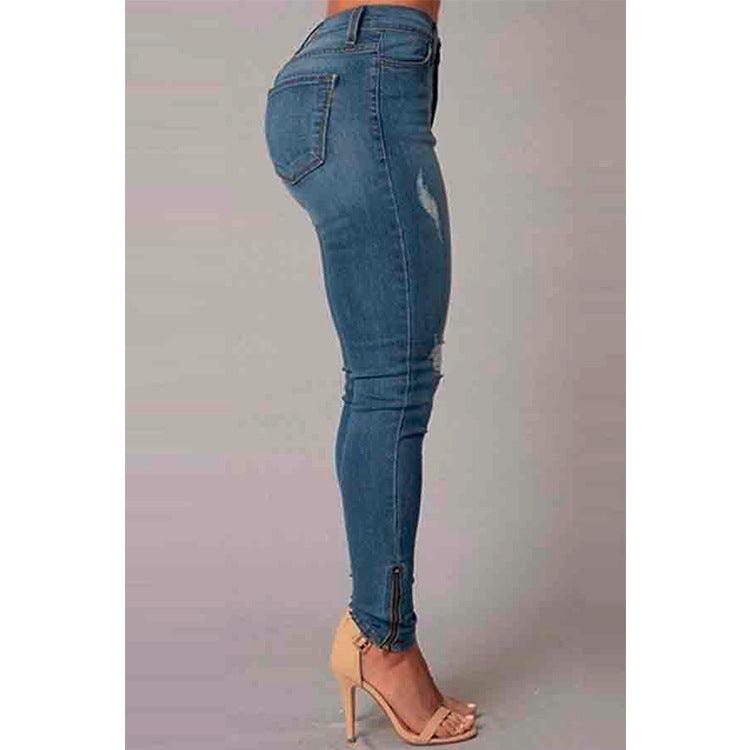 Slim Fit Hip Raise Women's Jeans - MAXIME