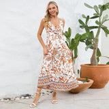 Dress Summer Sexy Slim Fit Sleeveless Long Dress - MAXIME