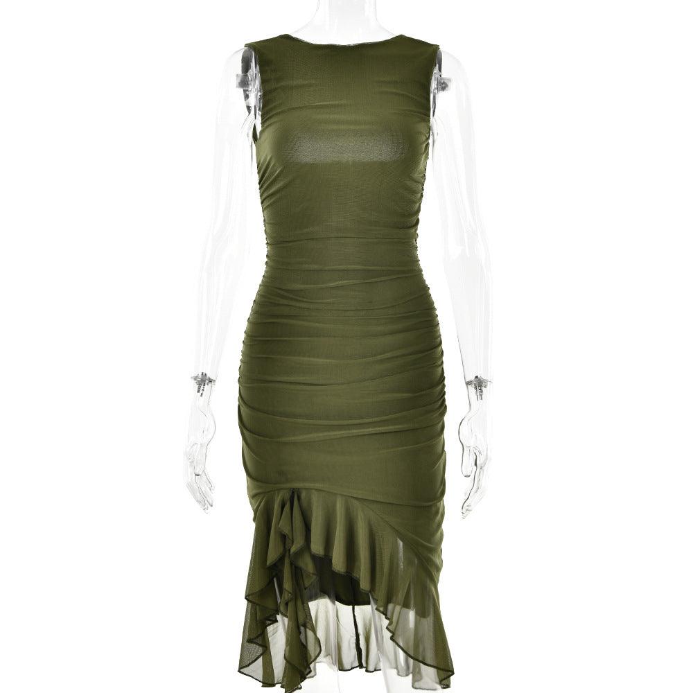 Slim Skinny Sleeveless Dress - MAXIME