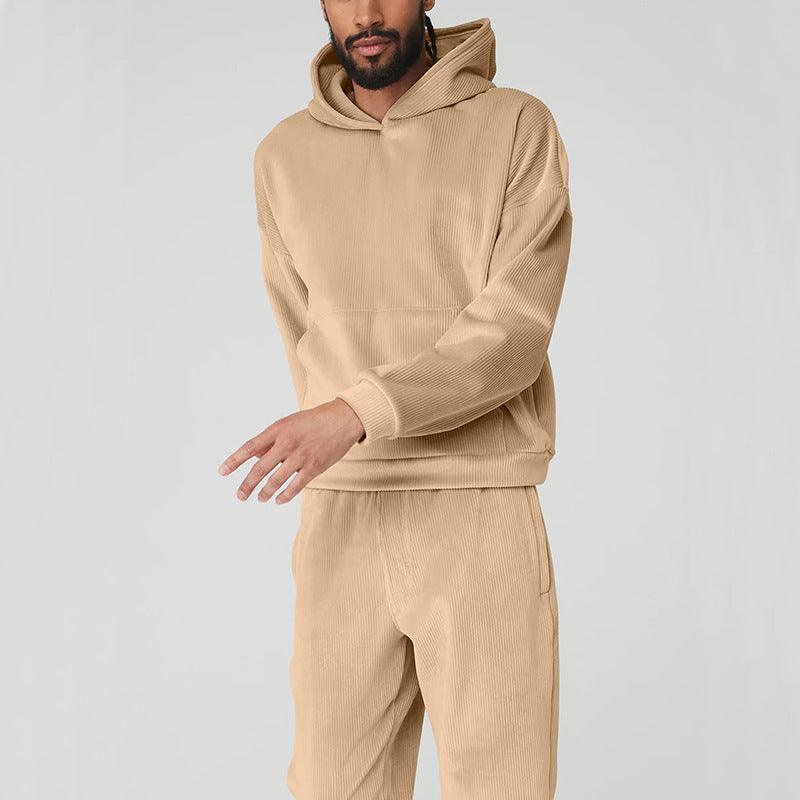 Casual Plush Sweater Pants Suit - MAXIME