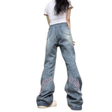 High Waist Hollow-out Jeans For Women - MAXIME