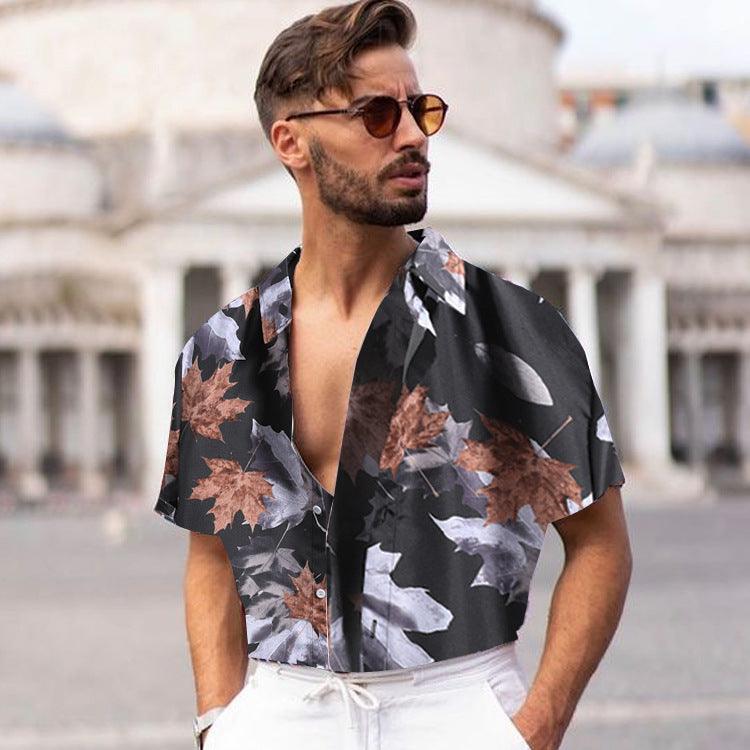 Maxime Printed Short-sleeved Shirt - MAXIME