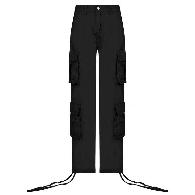 Low Waist Casual Cargo Pants - MAXIME